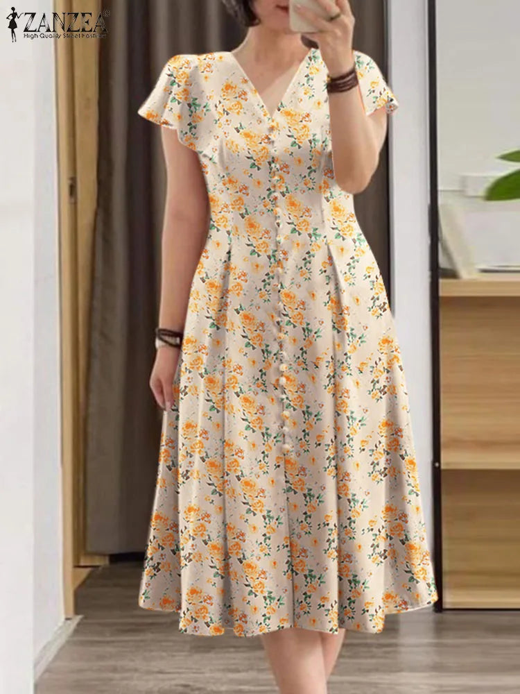 Elegant Floral Sundress