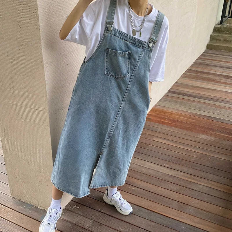 Spring Summer Denim Overall Dress