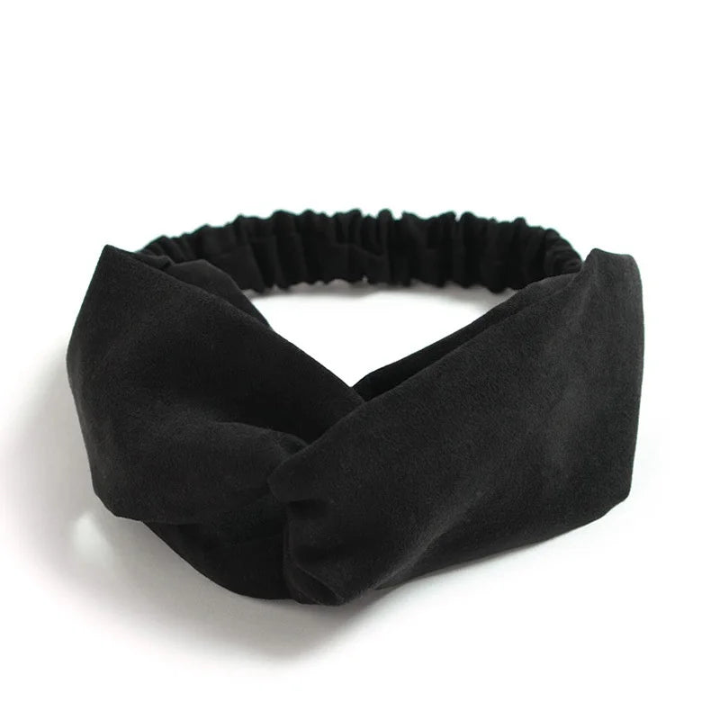 Soft Elastic Knotted Headband