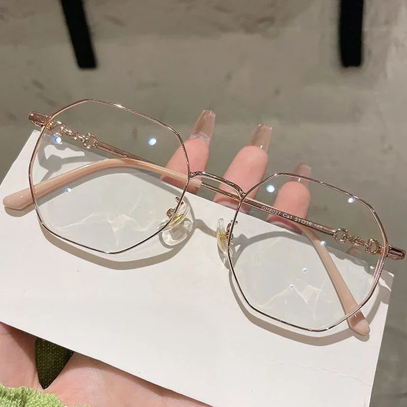 Luxury Anti-Blue Light Myopia Glasses