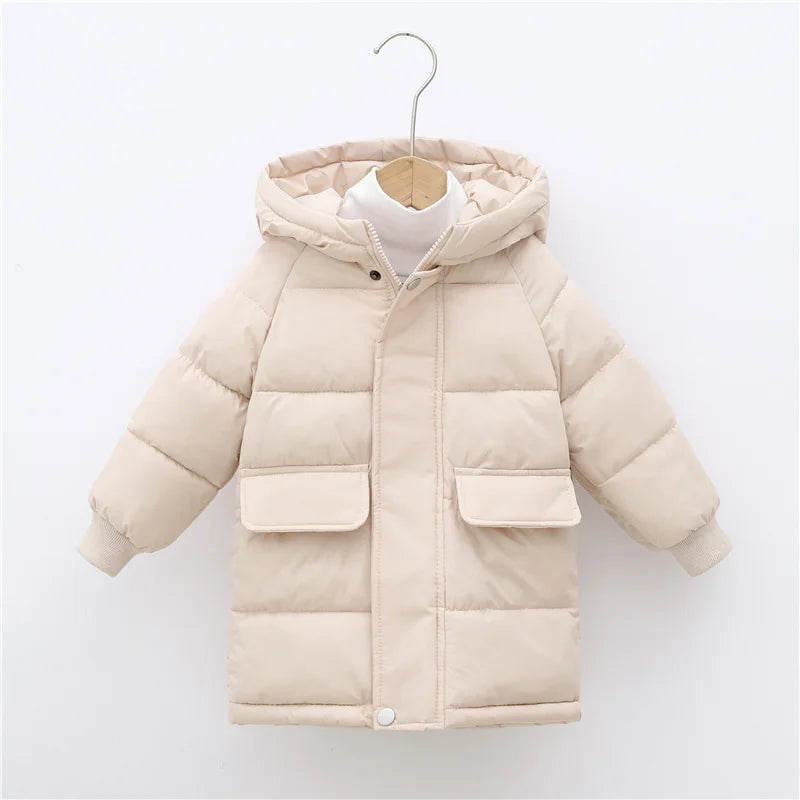 Kids Down Long Winter Coat