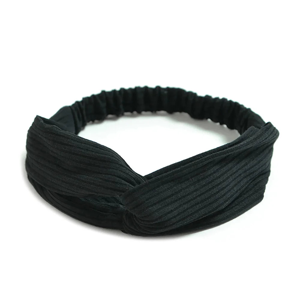 Soft Elastic Knotted Headband