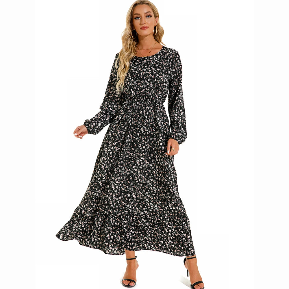 Bohemian Women’s Floral Maxi Dress