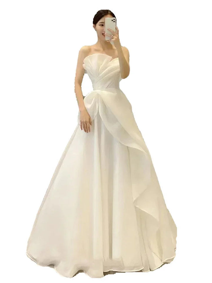 Strapless Fashion Wedding Dress