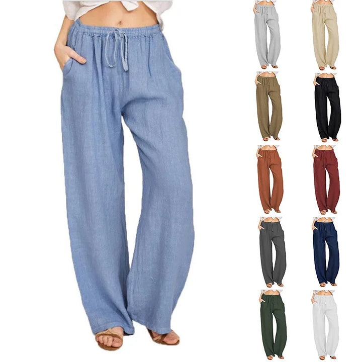 Casual Loose Cotton Hemp Women’s Pants