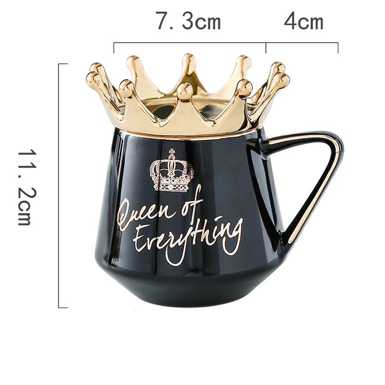 400ml Crown Ceramic Coffee Cup