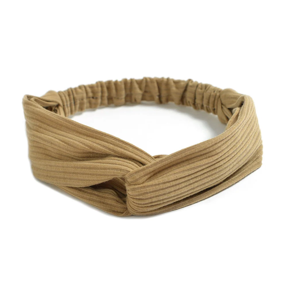 Soft Elastic Knotted Headband