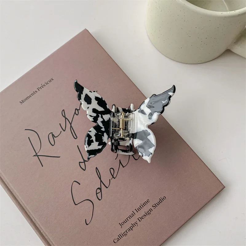 Elegant French Butterfly Hair Clip