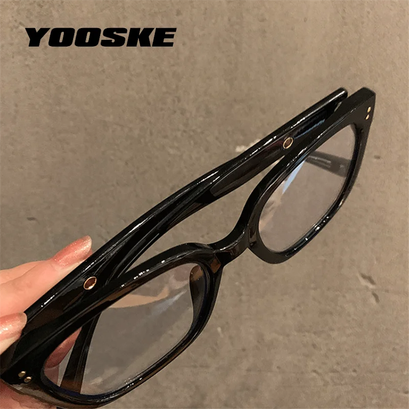 Oversized Square Eyeglasses Anti-Blue Light Frames