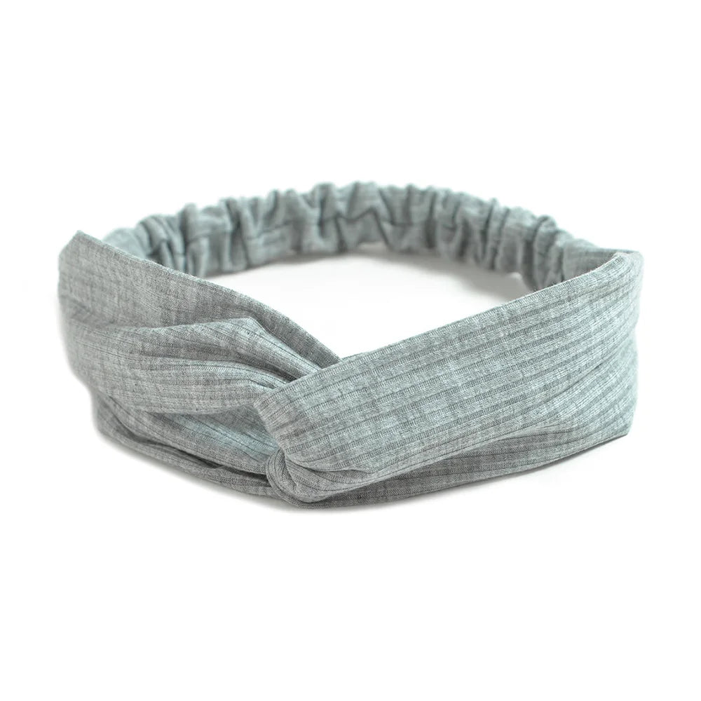 Soft Elastic Knotted Headband