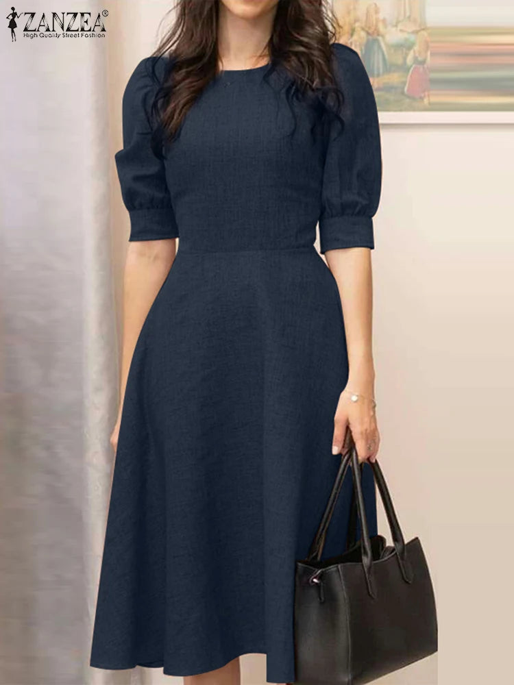 Elegant Women’s Summer Office Dress