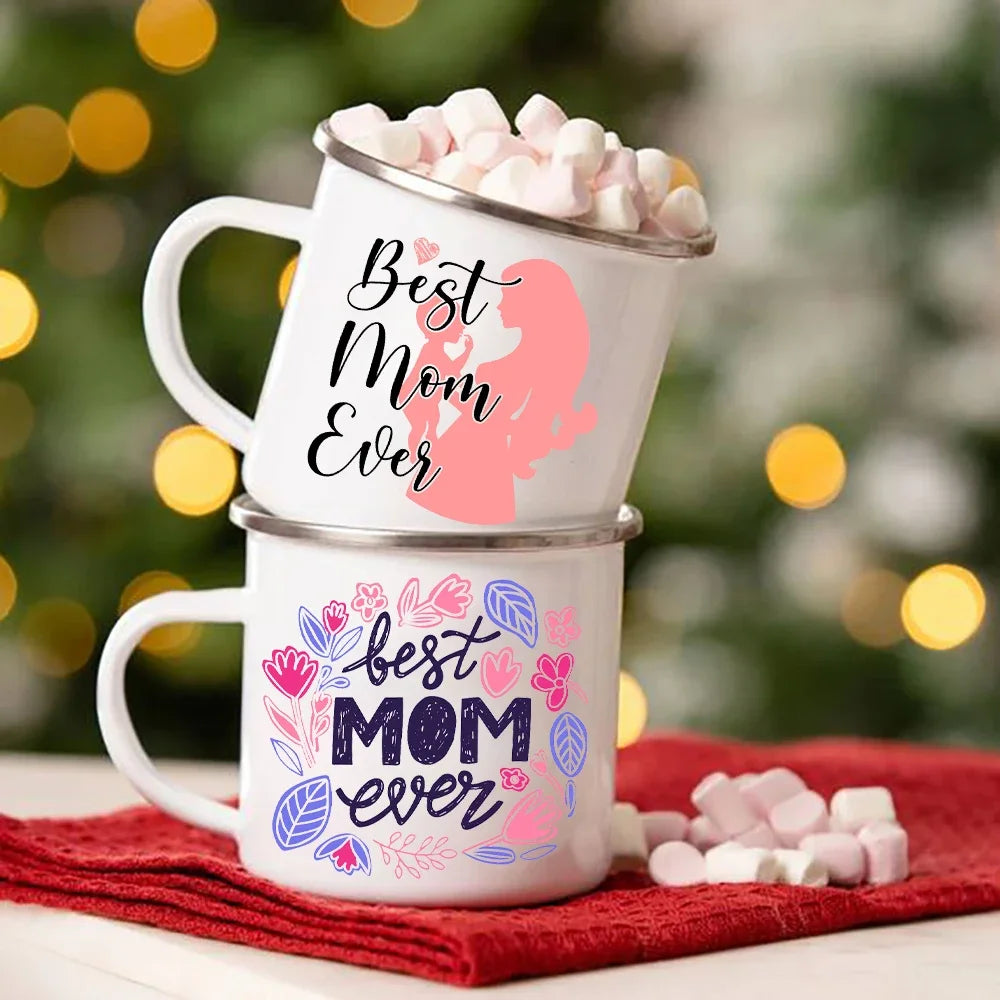 Best Mom Ever Enamel Mug