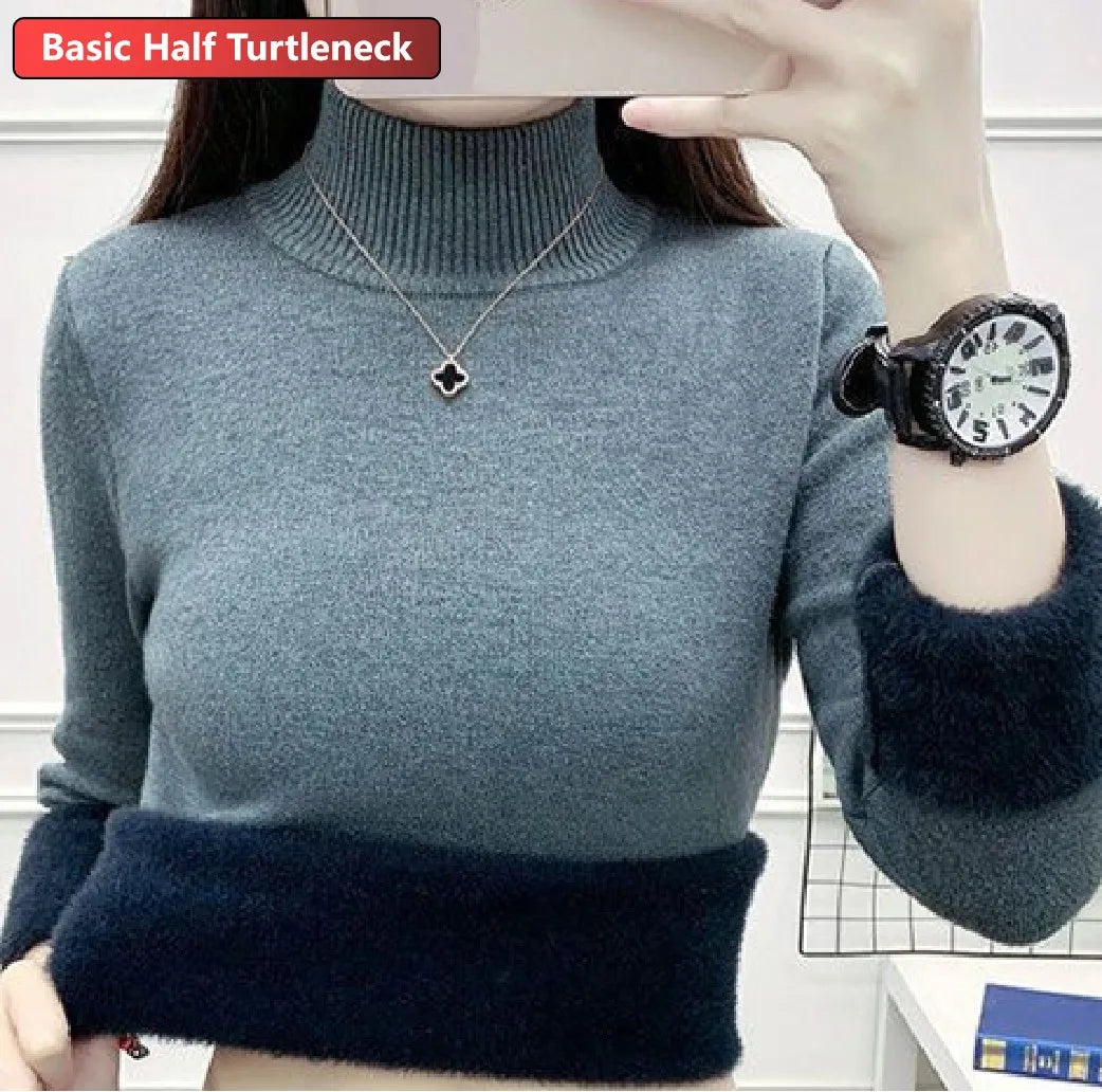 Elegant Turtleneck Winter Sweater