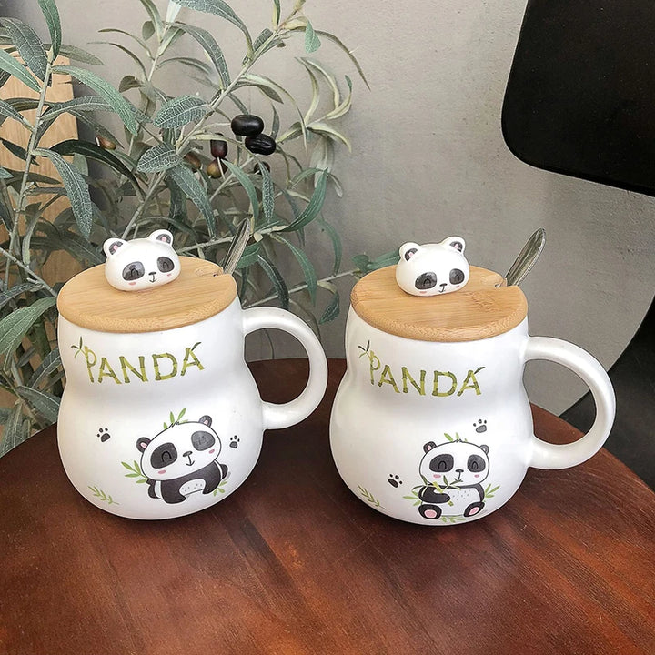 Cute Cartoon Panda Ceramic Mug