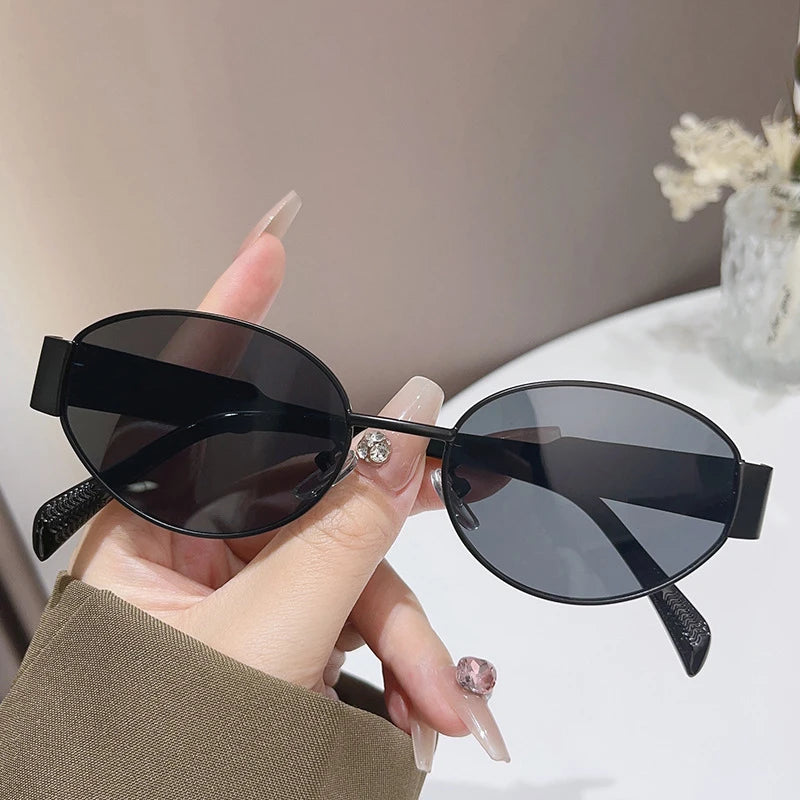 Trendy Oval Sunglasses