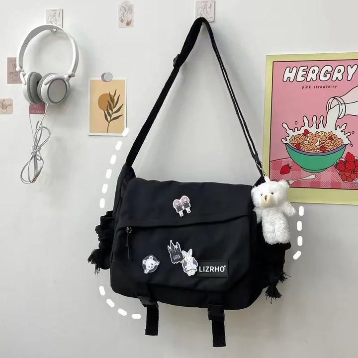 Large Capacity Nylon Shoulder Crossbody Bag