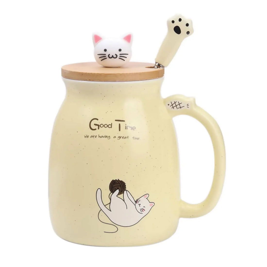 Kawaii Cat Tea Cup Ceramic Mug