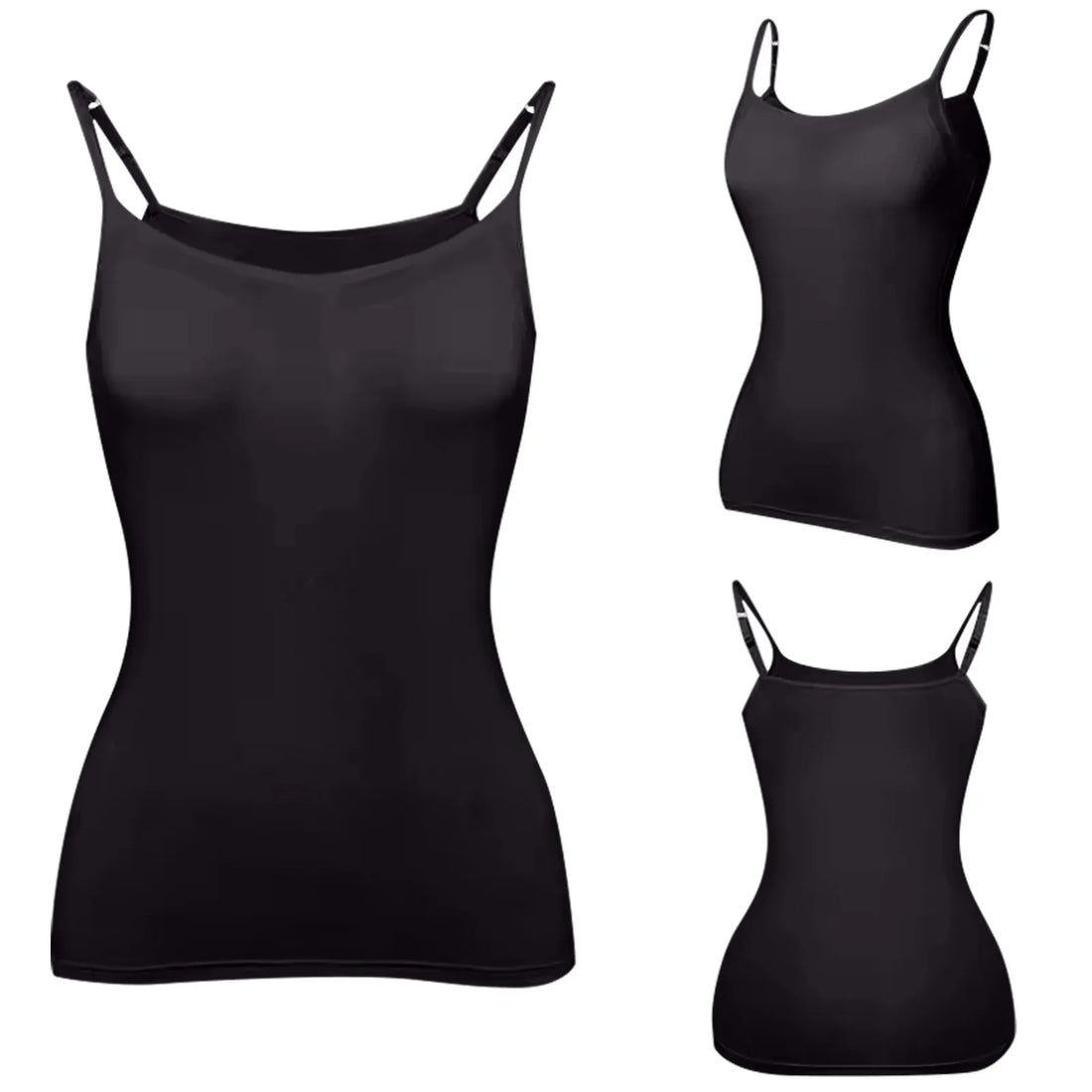 Padded Bra Tank Top Women’s Modal Spaghetti Cami Vest