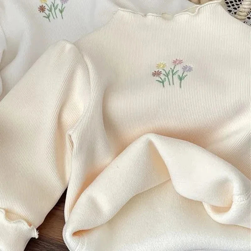 Baby Girls Puff Sleeve Sweater