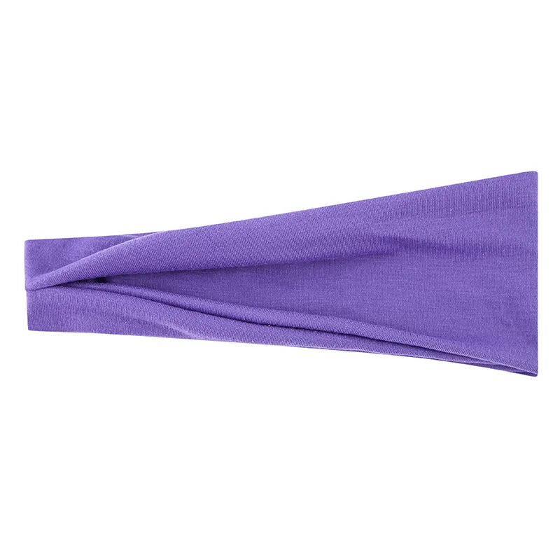 Solid Color Elastic Headband