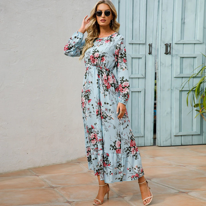 Bohemian Women’s Floral Maxi Dress