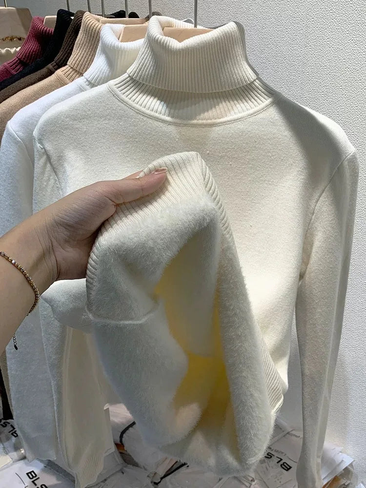 Elegant Turtleneck Winter Sweater