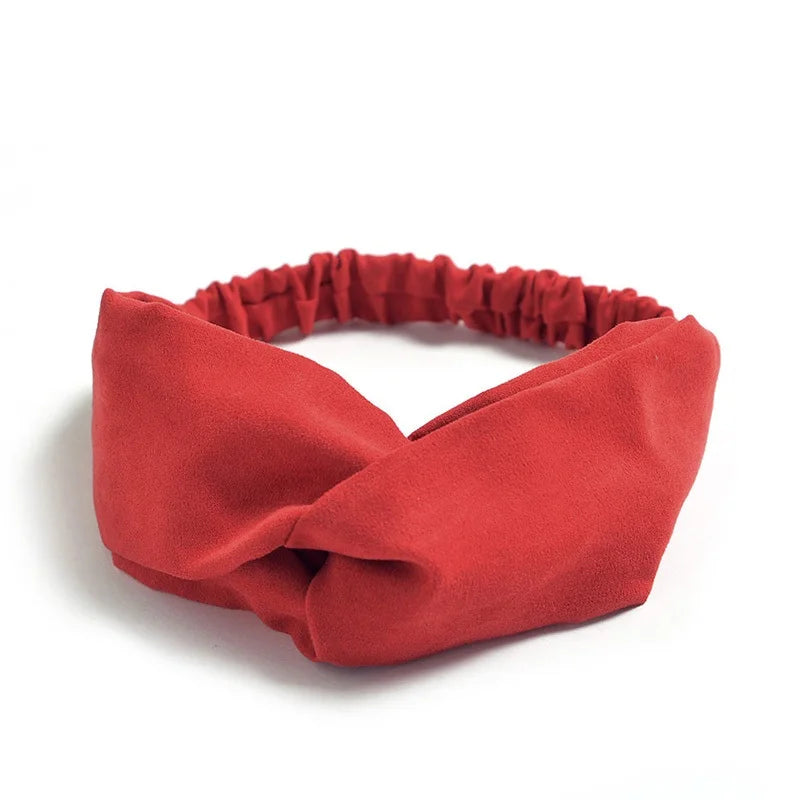 Soft Elastic Knotted Headband