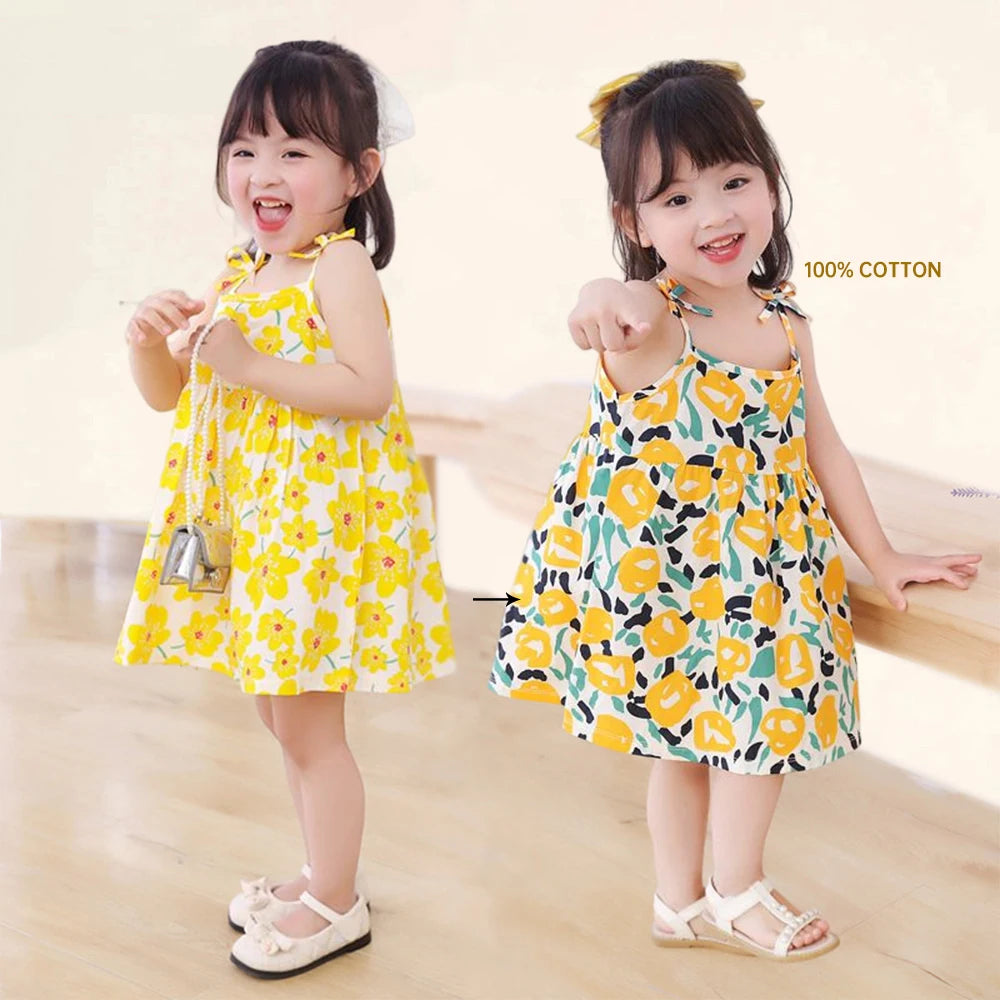 Summer Cute Girls Sleeveless Dress