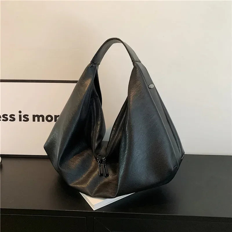 Soft Leather Hobo Trave Big