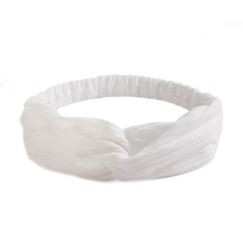 Soft Elastic Knotted Headband