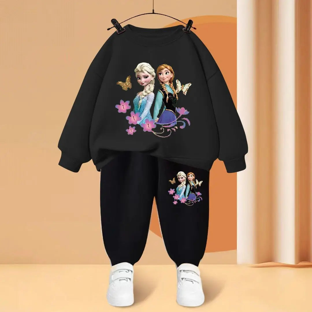 Disney Elsa Princess Kids Tracksuit Hoodie