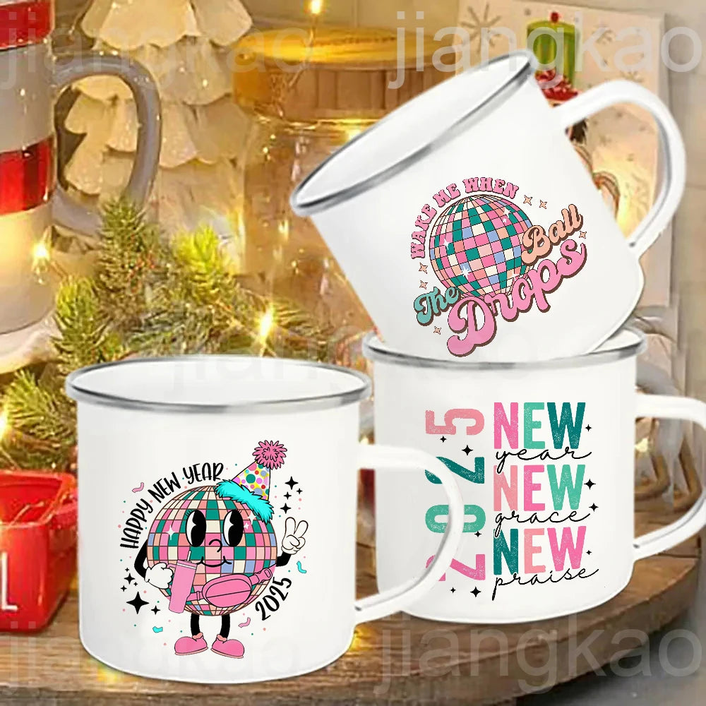 Printed Enamel Coffee Mugs