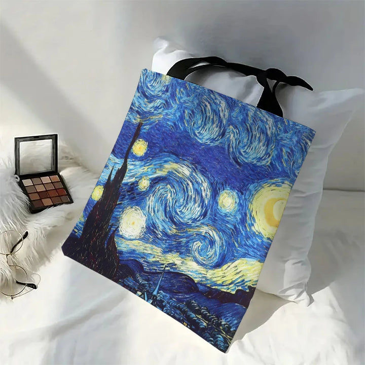 Van Gogh Art Series Linen Handbag