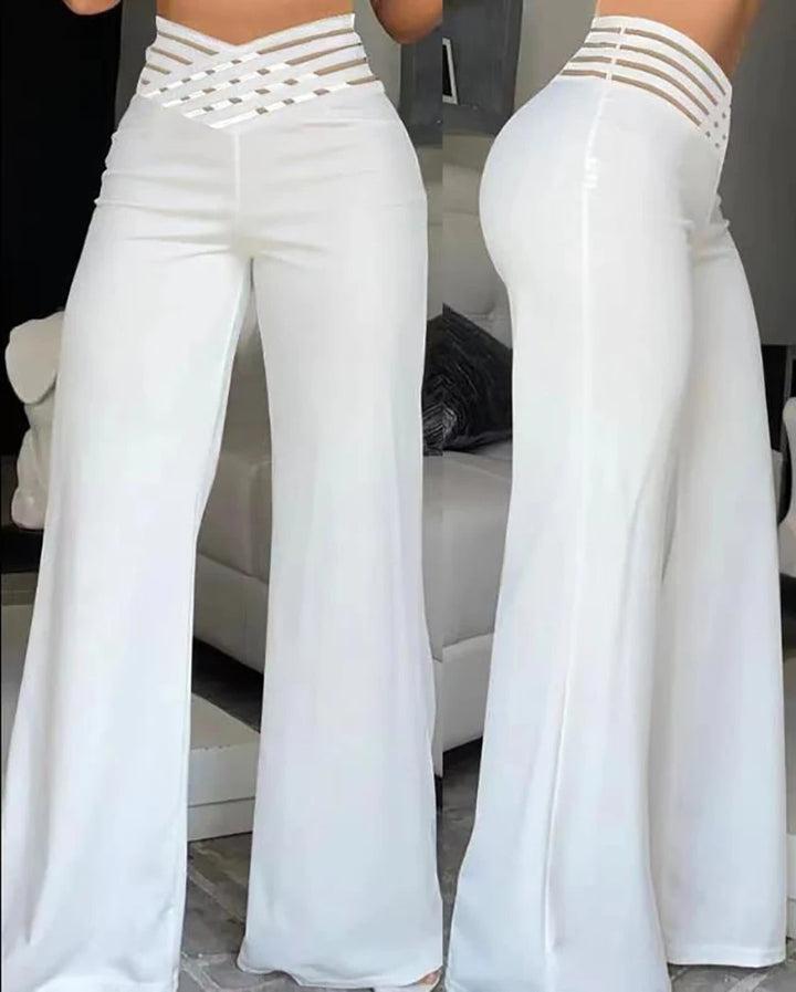 High Waist Flared Pants