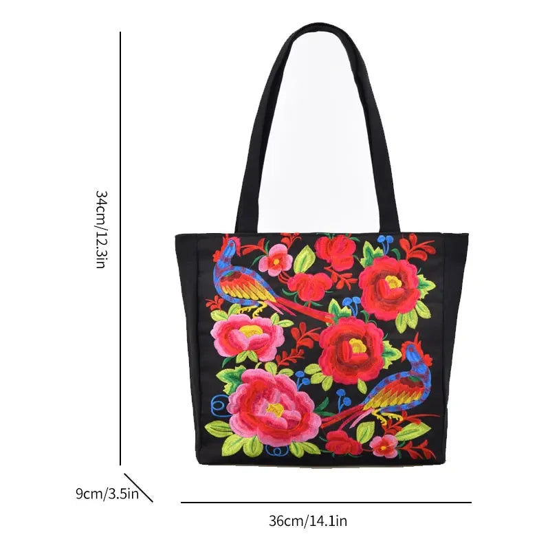 Ethnic Embroidery Shoulder Bag