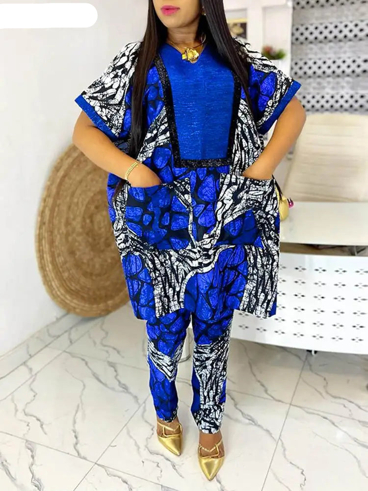 Plus Size 5XL Women Elegant Matching Set