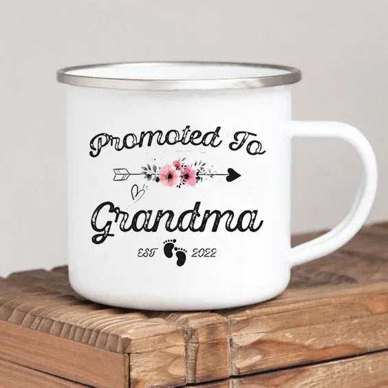 World’s Best Grandma Enamel Mug