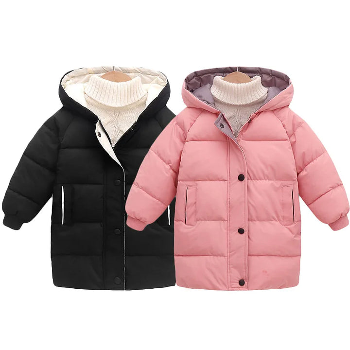 Kids Down Long Winter Coat