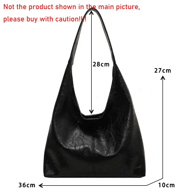 Soft Leather Hobo Trave Big