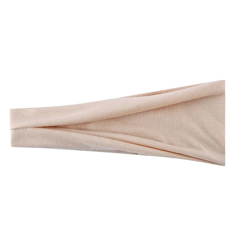 Solid Color Elastic Headband