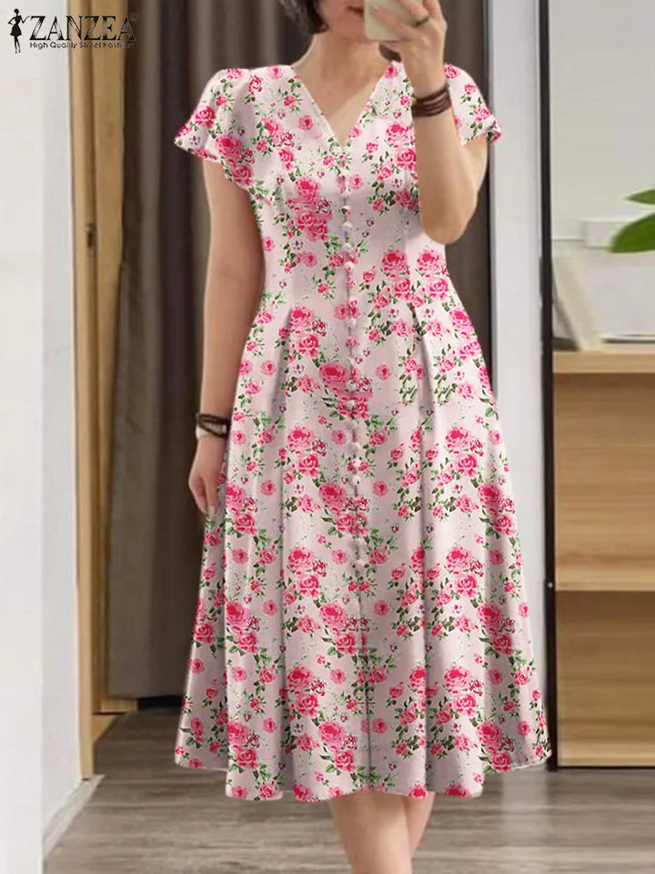 Elegant Floral Sundress