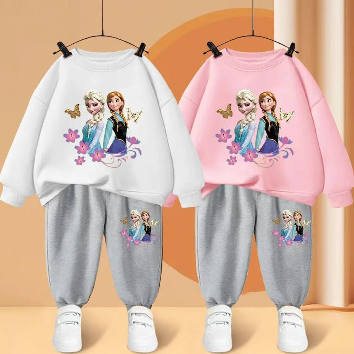 Disney Elsa Princess Kids Tracksuit Hoodie