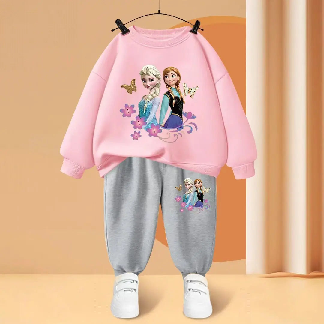 Disney Elsa Princess Kids Tracksuit Hoodie