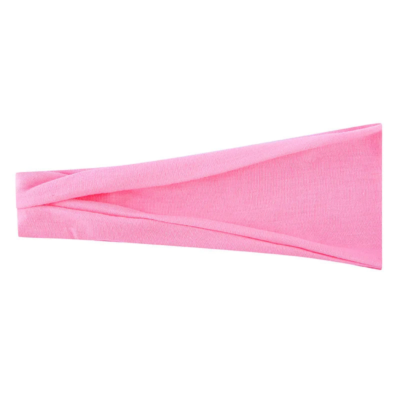 Solid Color Elastic Headband