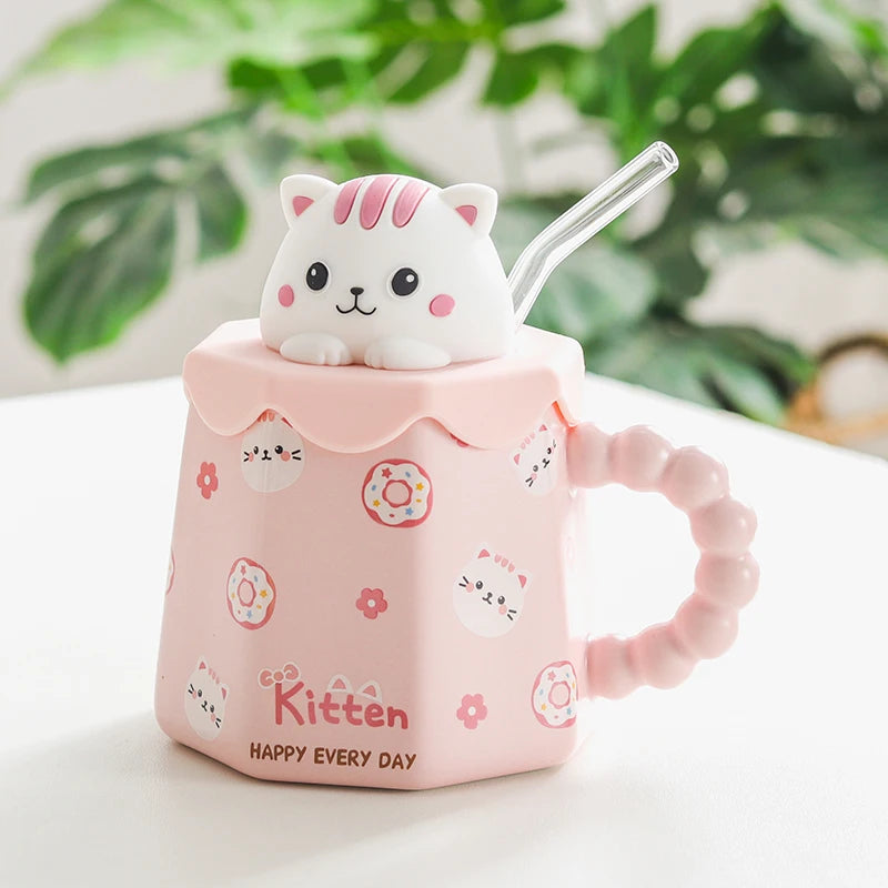 400ml Cartoon Ceramic Mug