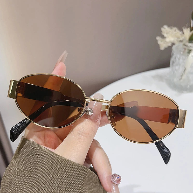 Trendy Oval Sunglasses