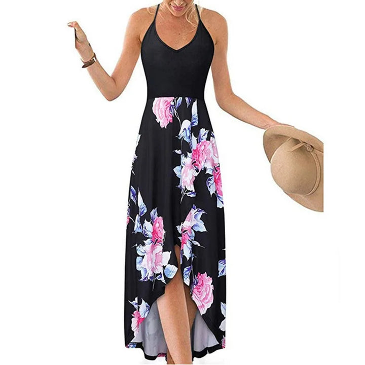 Elegant Casual Summer Printed Long Dress