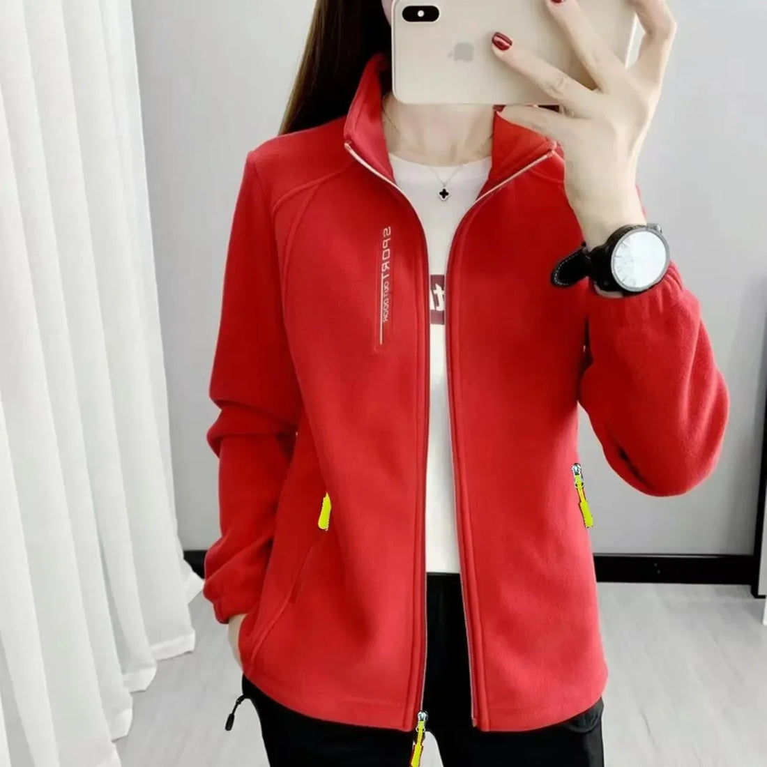 Plus Size Fleece Jacket