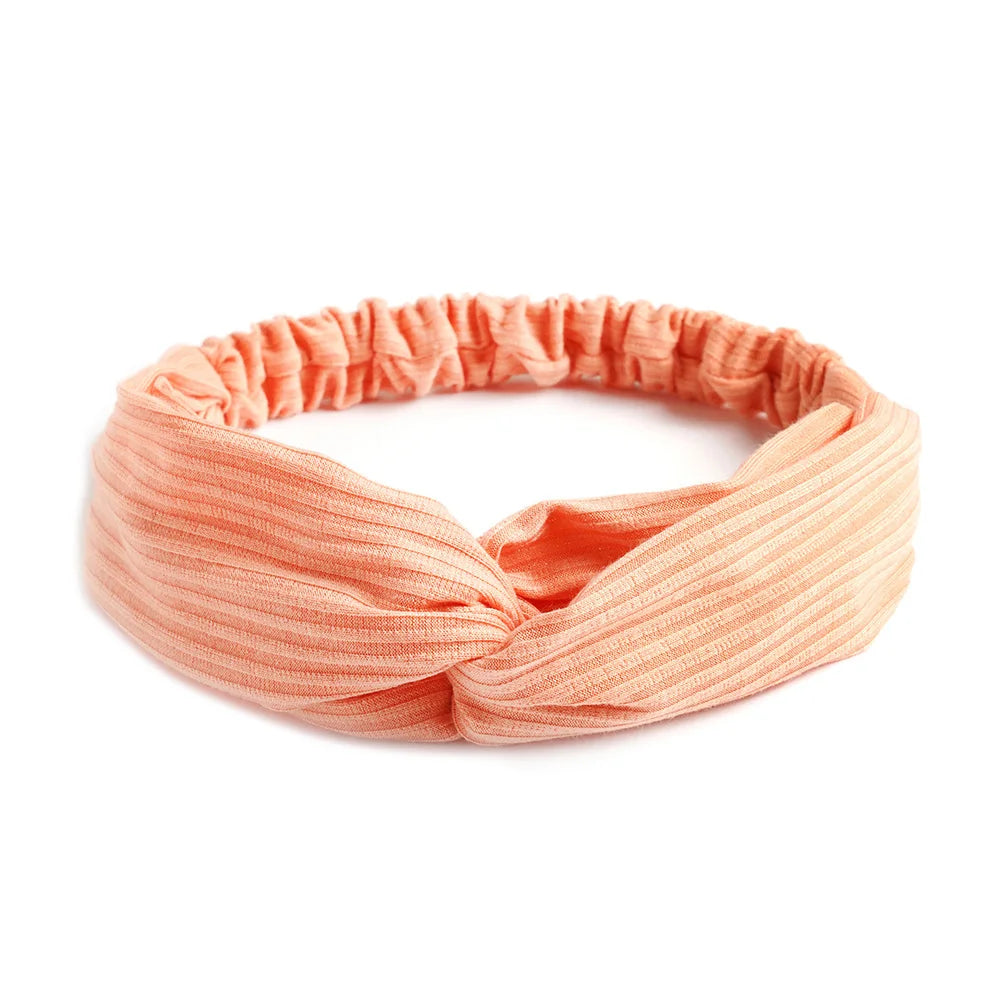 Soft Elastic Knotted Headband