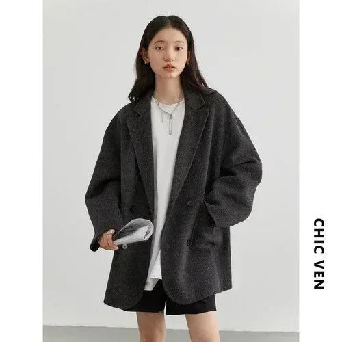 CHIC VEN Women Woolen Coat